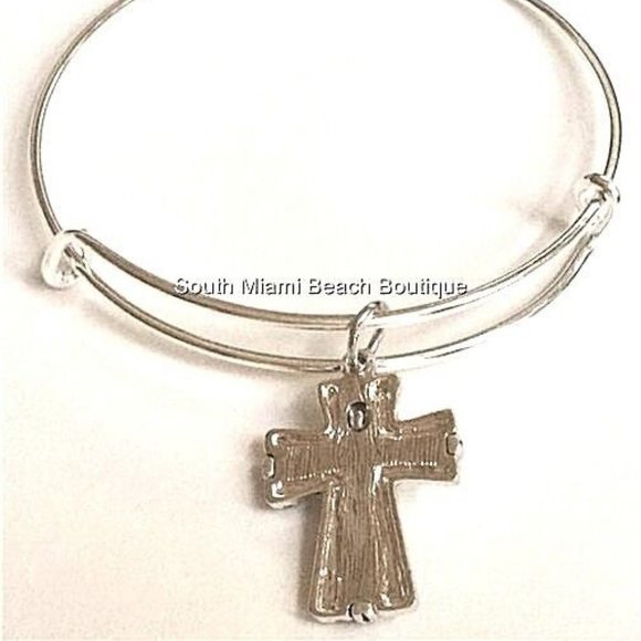 Serenity Prayer Charm Bracelet AA Al-Anon NA Addiction Recovery Silver Plated - Picture 5 of 9